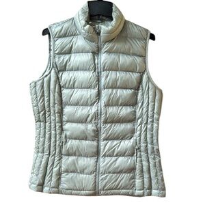 NWT 32 Degrees Womens Quilted Packable Vest Size Large Soft Smoke